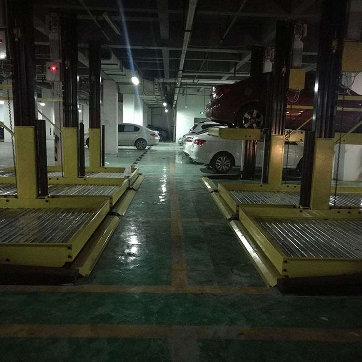 肅北兩層立體停車(chē)庫(kù)安裝